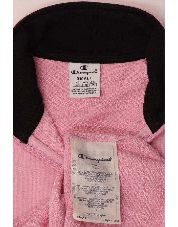 Champion Veste de survêtement pour femme UK 10 Small Rose Coton