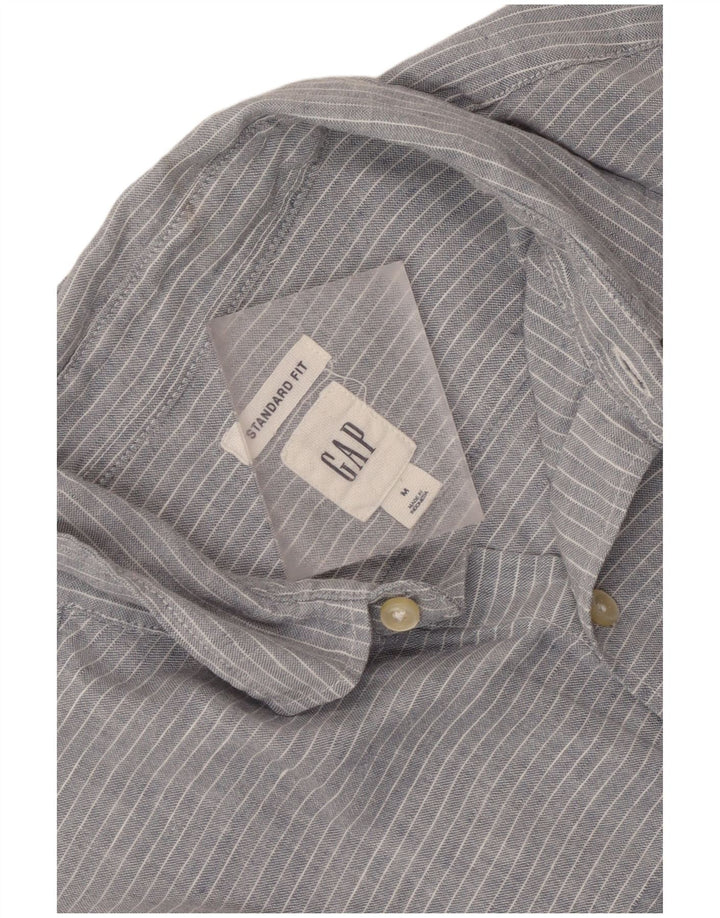 Gap Chemise Coupe Standard Homme Gris Moyen Rayures