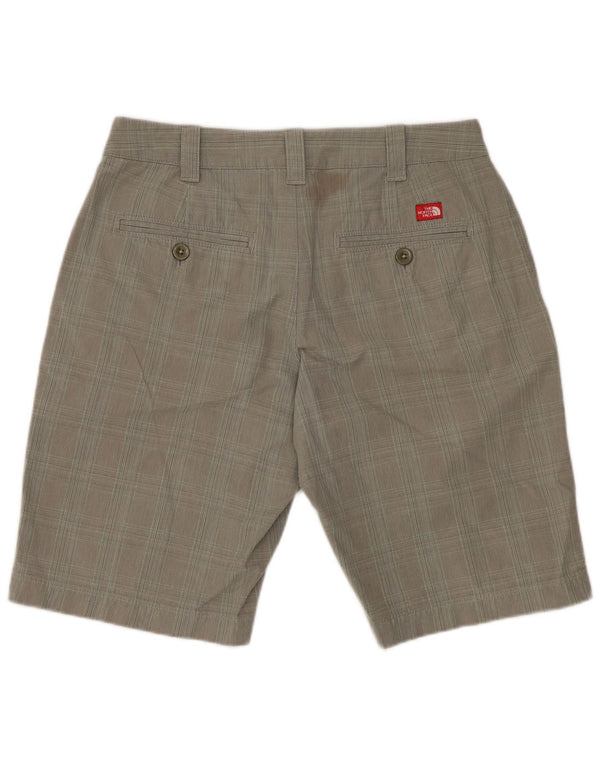The North Face Short chino coupe régulière pour femme US 4 Small W30 Vert à carreaux