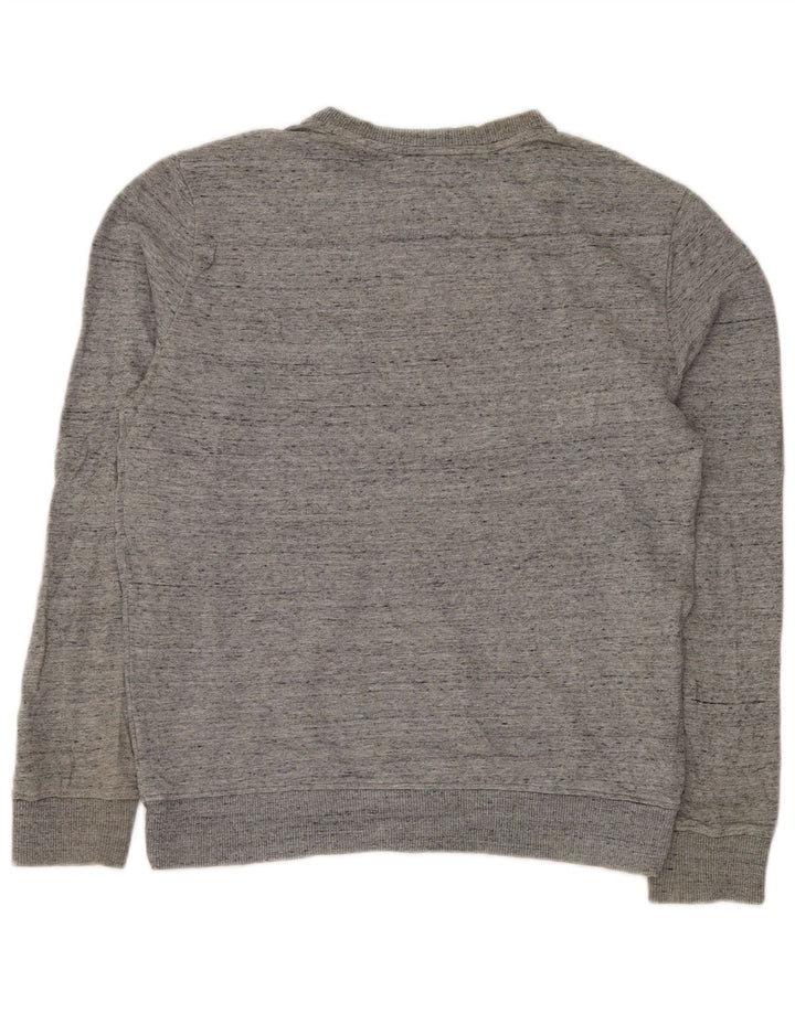 CALVIN KLEIN JEANS Sweat-Shirt Graphique Homme Petit Gris Moucheté