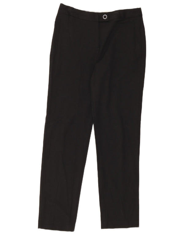 Marks & Spencer Pantalon de costume droit pour femme UK 12 Medium W32 L32 Noir