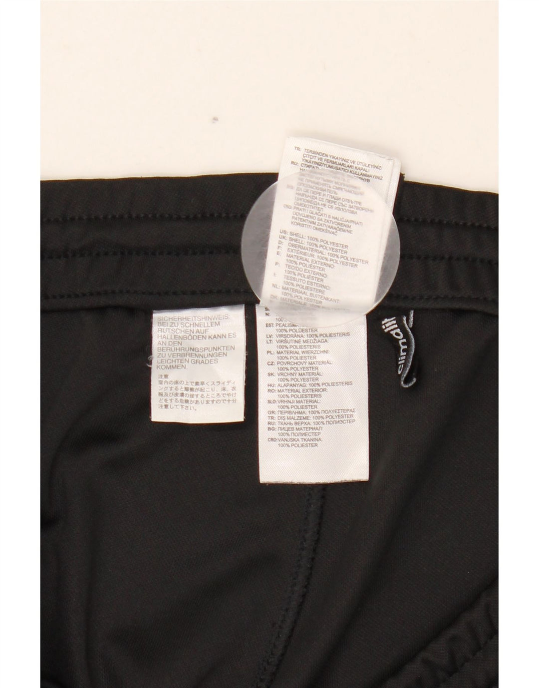 ADIDAS Pantalon Climalite Homme Noir Moyen Polyester