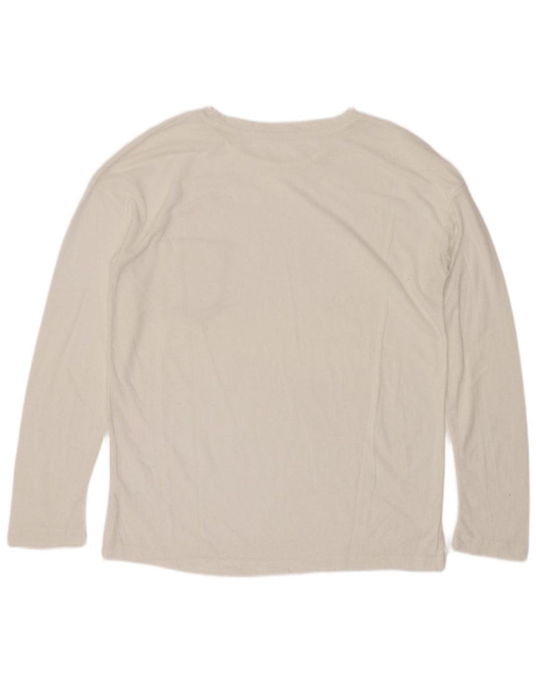 Zara Femme Trafaluc Top Manches Longues UK 10 Petit Blanc