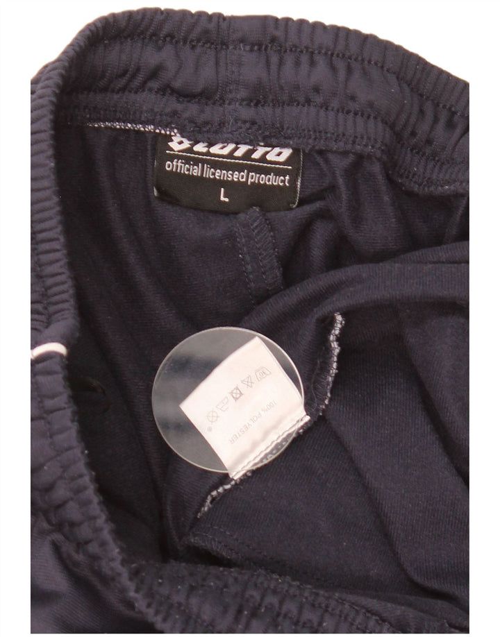 Lotto Pantalon De Survêtement Homme Large Bleu Marine Polyester