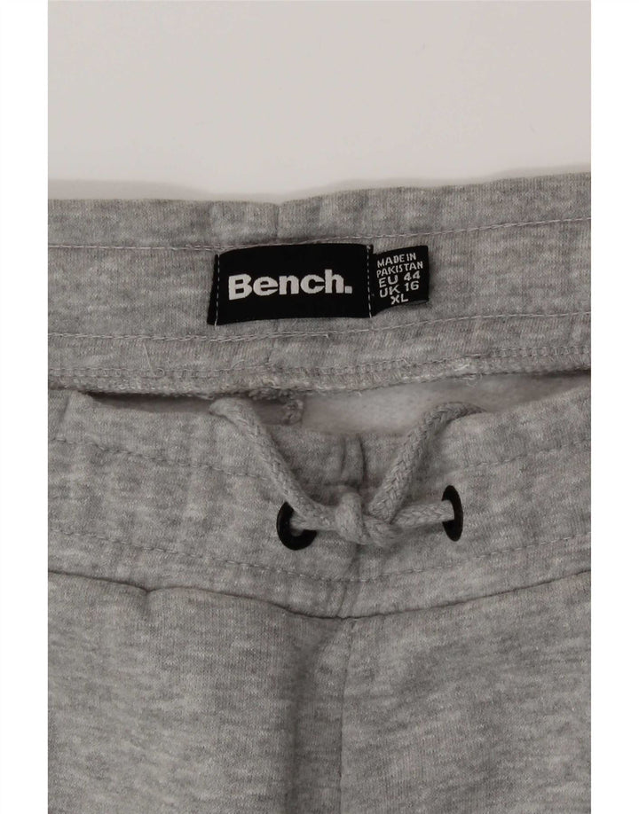 Bench Pantalon de survêtement graphique pour femme UK 16 Large Gris Coton