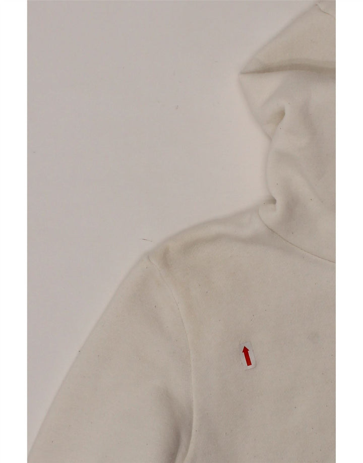 FILA Pull à capuche garçon 9-10 ans Blanc Coton