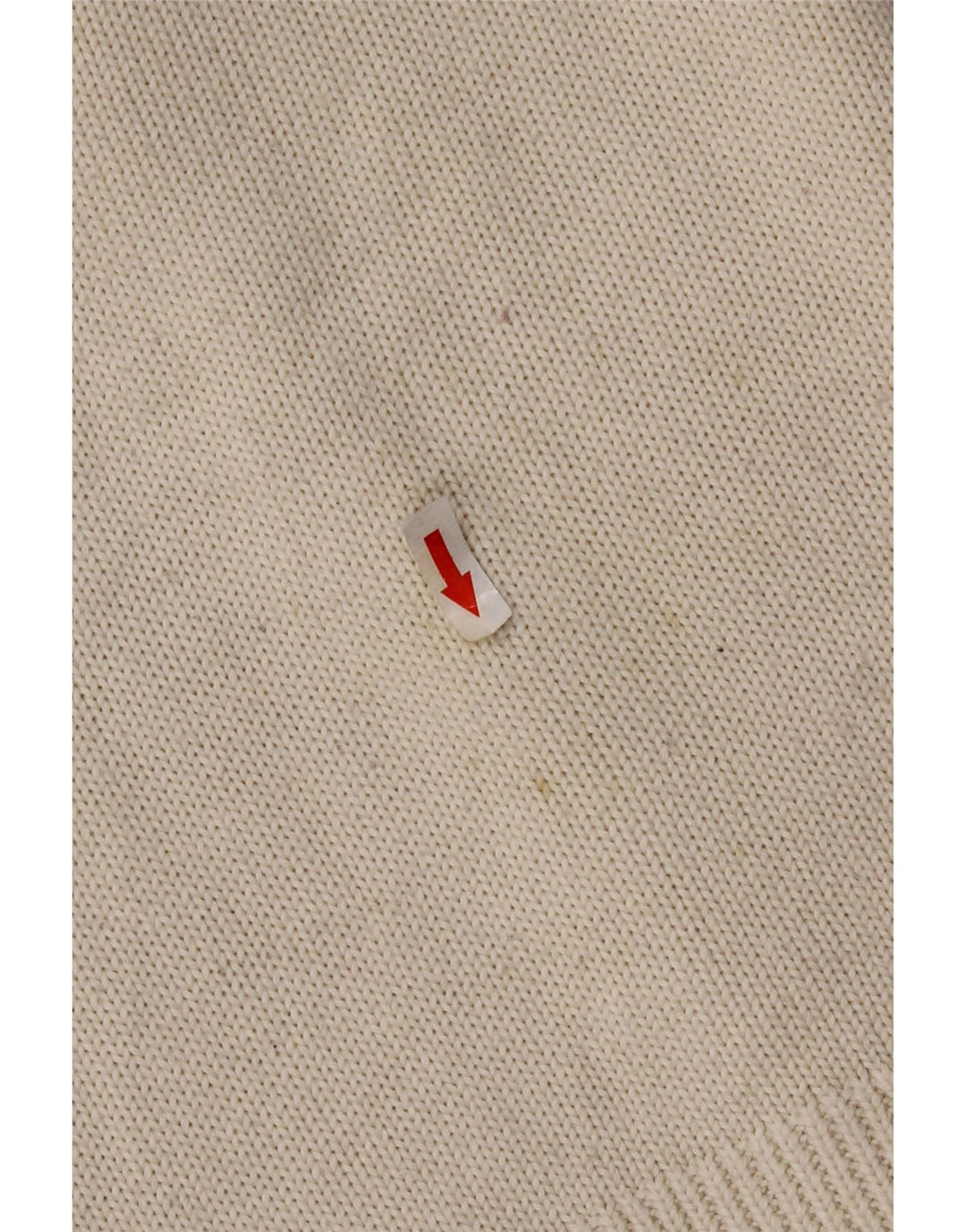 Zara Pull à col zippé pour femme UK 14 Large Blanc