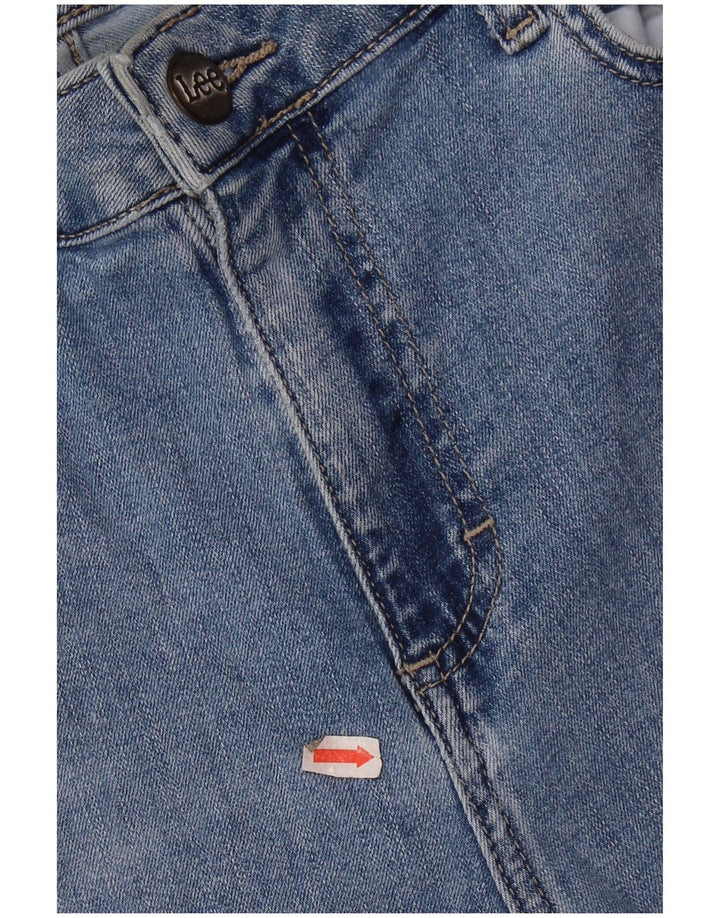 Lee Jeans Capri taille haute pour femme US 14 Large W32 L20 Bleu Coton