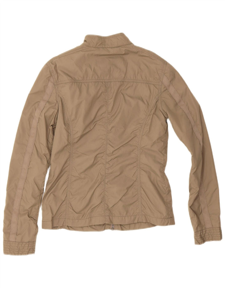 Tommy Hilfiger Veste de pluie pour femme UK 10 Petit nylon beige