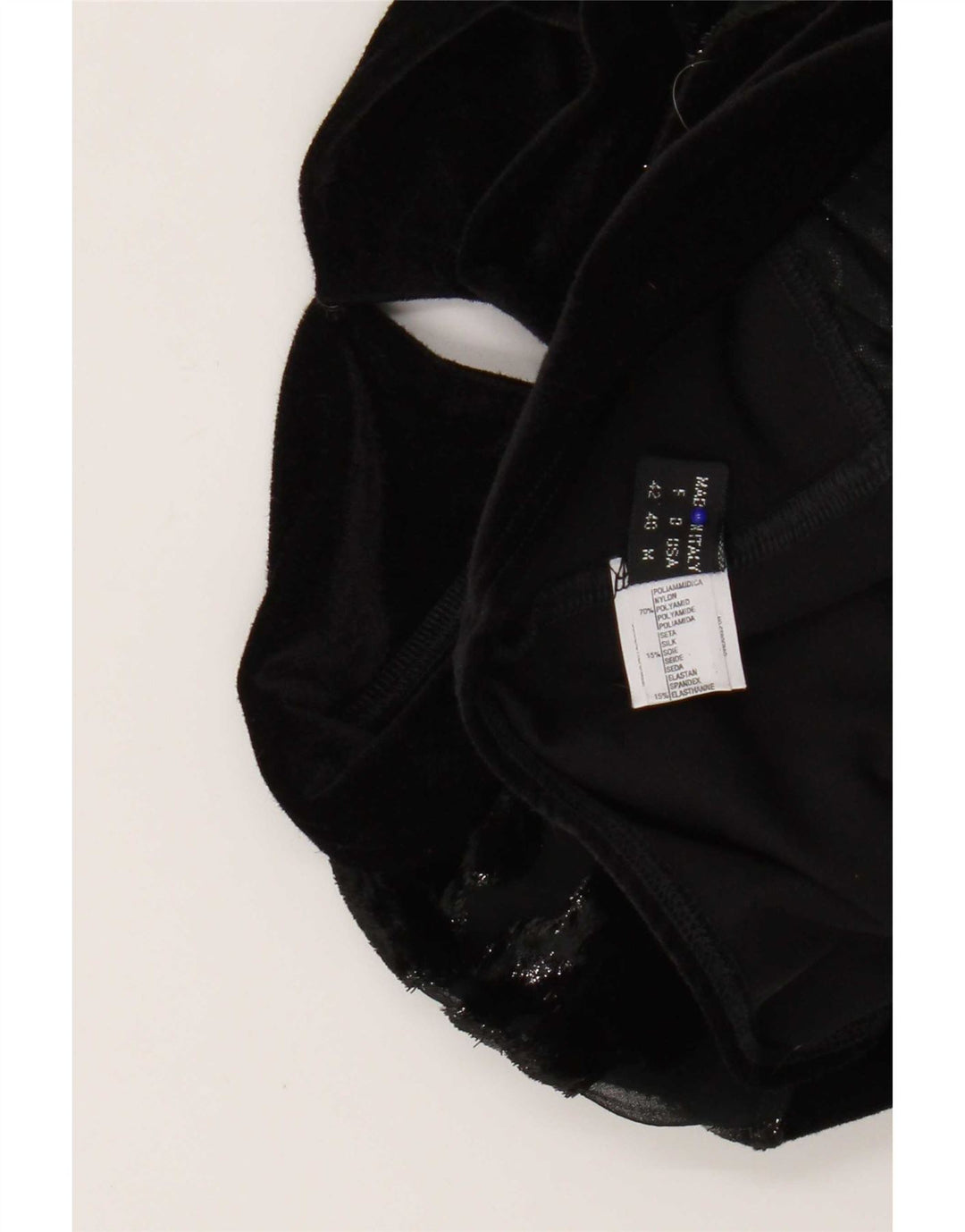 La Perla Body à manches longues pour femme EU 40 Medium Noir Floral Designer