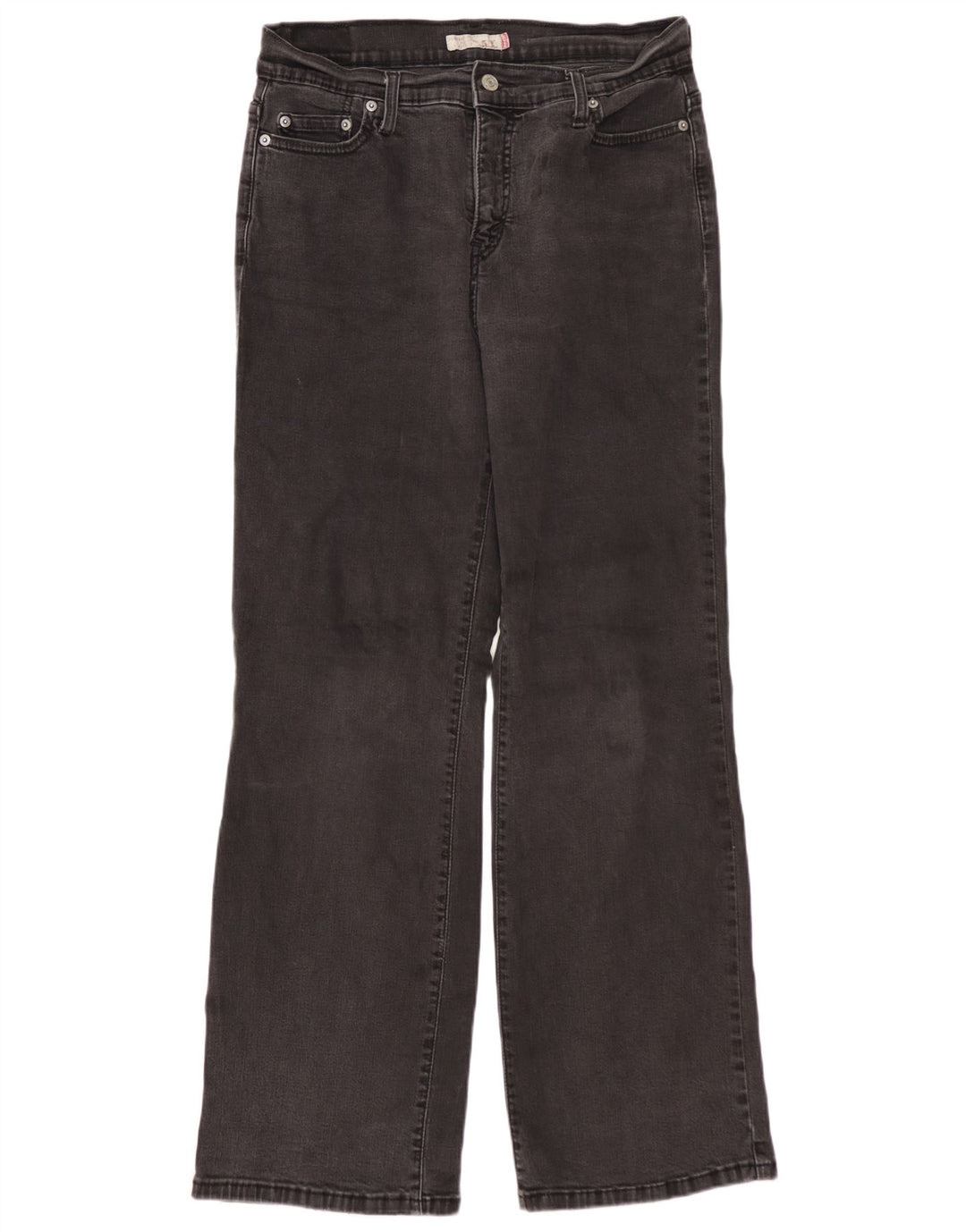 LEVI'S Jean bootcut 512 pour femme US 12 Large W30 L30 Noir