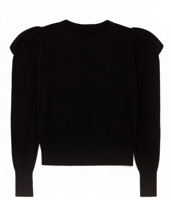 Oasis Pull col bateau pour femme UK 6 XS Noir Coton