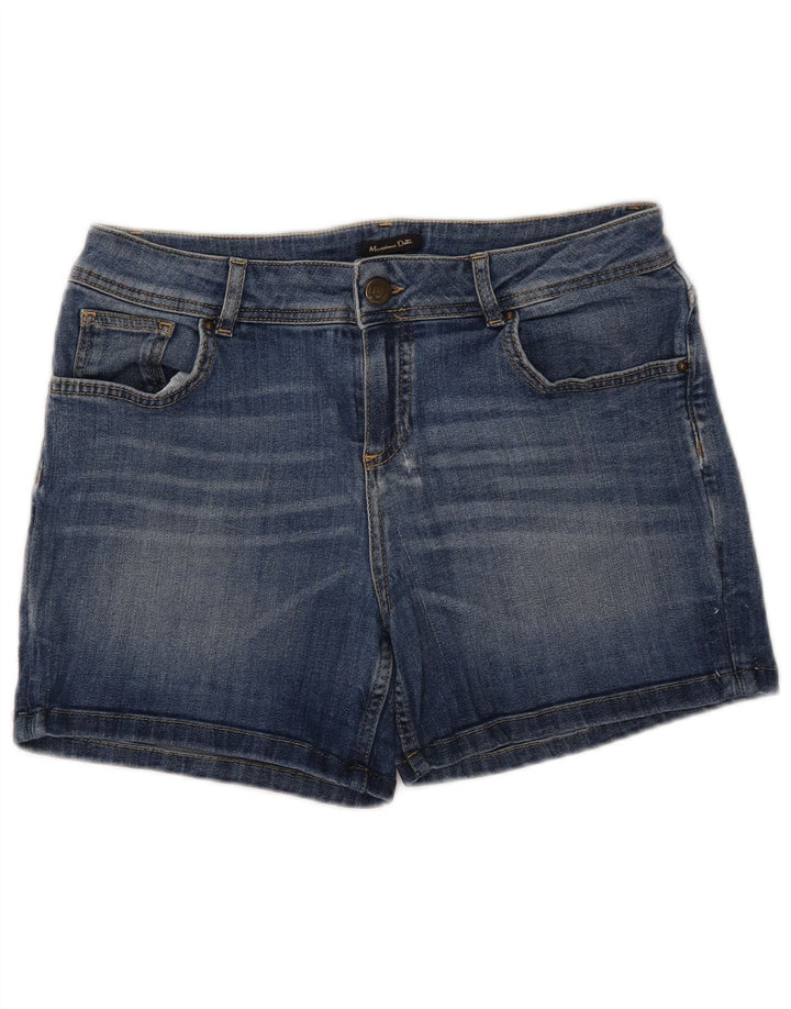 MASSIMO DUTTI Short en Jean Femme W32 Grand Bleu Coton