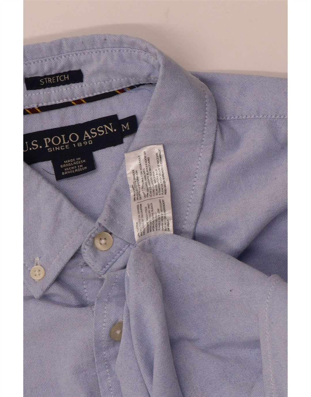 U.S. Polo Assn. Chemise Homme Bleu Moyen Coton