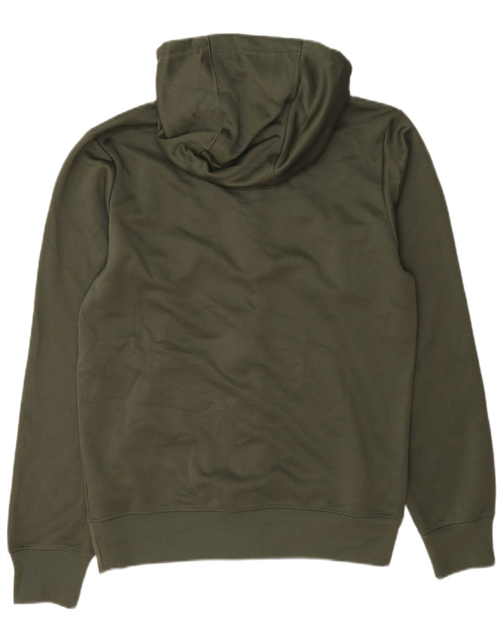 Nike Pull à capuche zippé pour homme Petit Vert Polyester