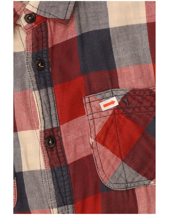 SCOTCH & SODA Chemise Flanelle Homme Rouge Moyen Carreaux Coton