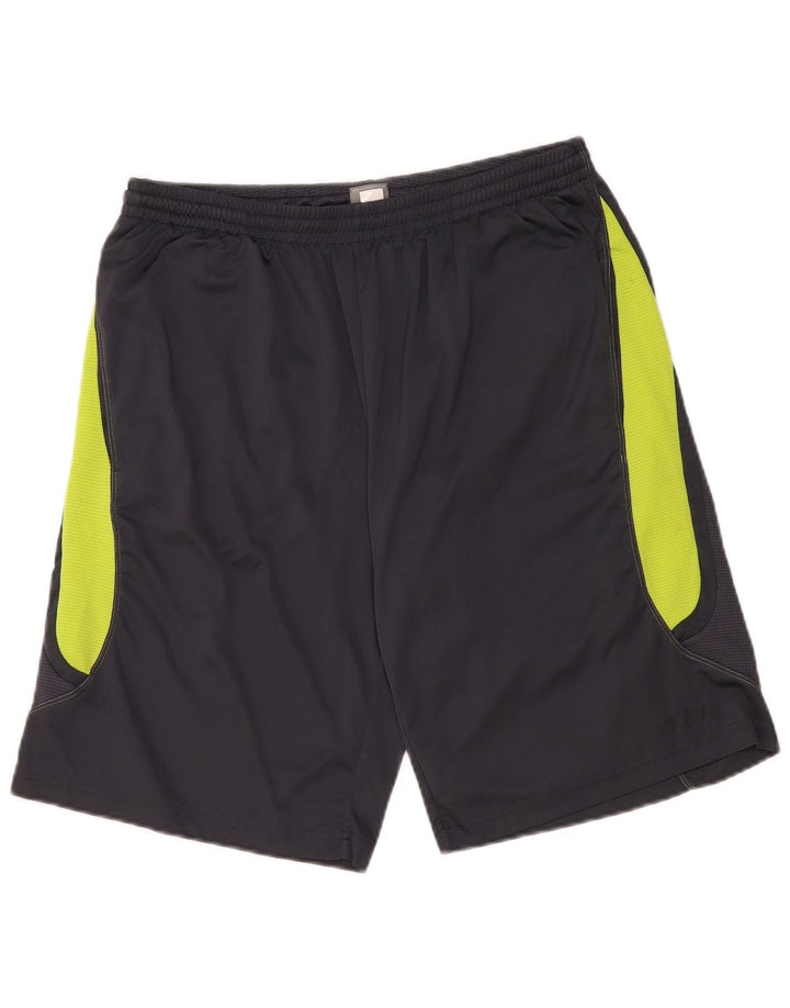 Umbro Short de Sport XL Homme Gris Colorblock