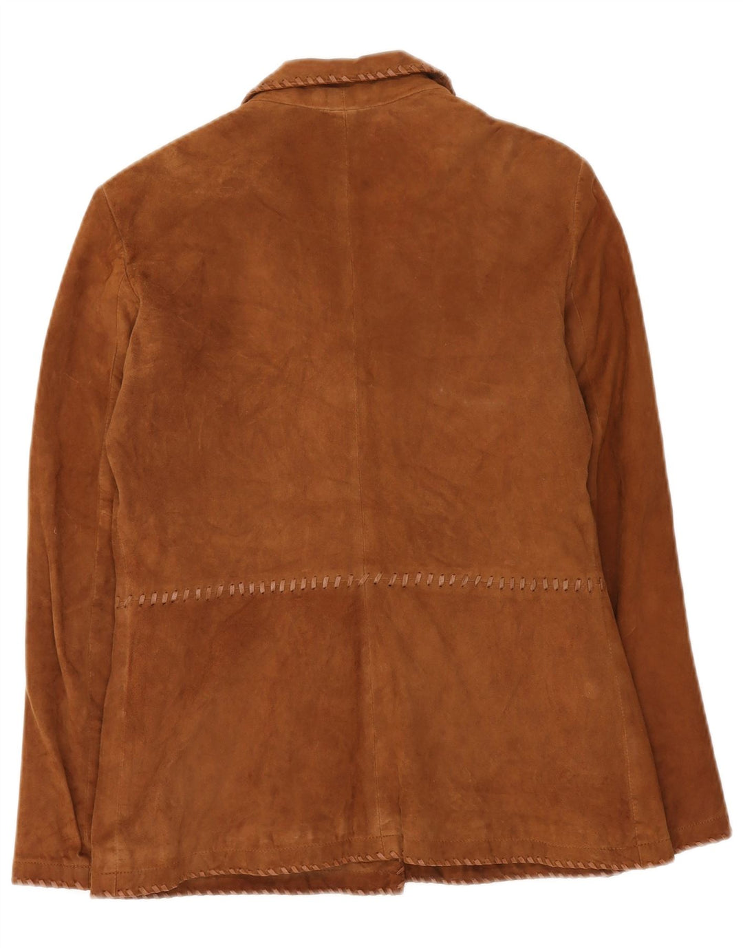 CONBIPEL Veste Blazer en Daim à 2 Boutons pour Femme IT 48 XL Cuir Marron