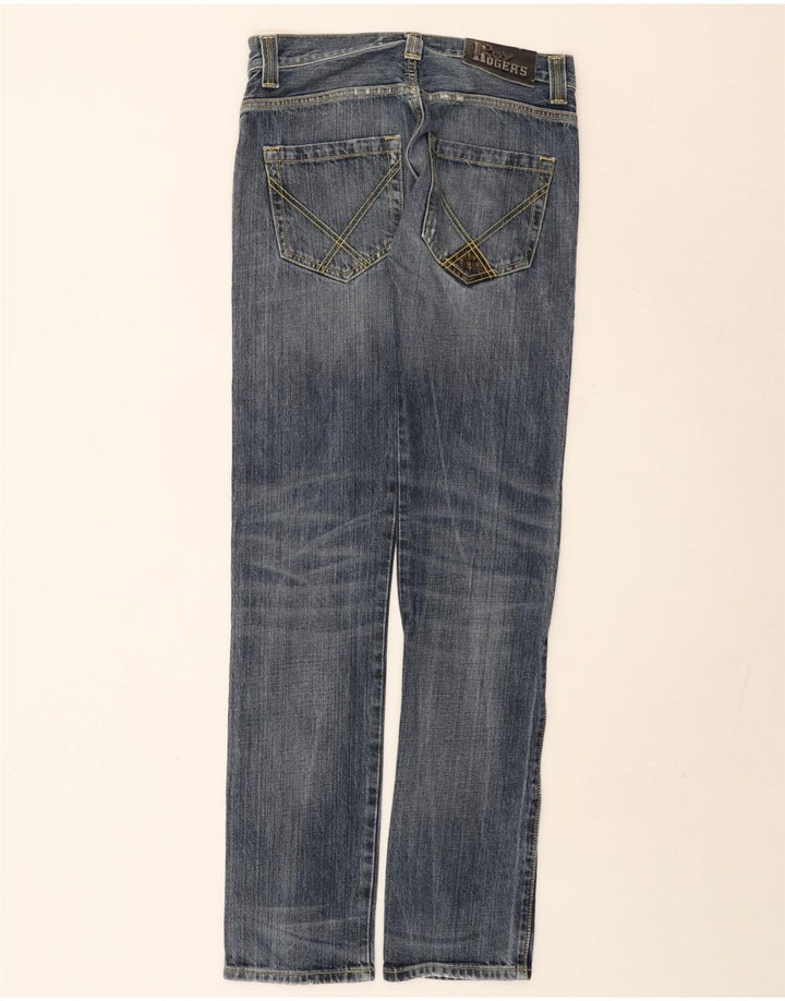 Roy Rogers Jean droit vieilli pour homme W30 L35 en coton bleu