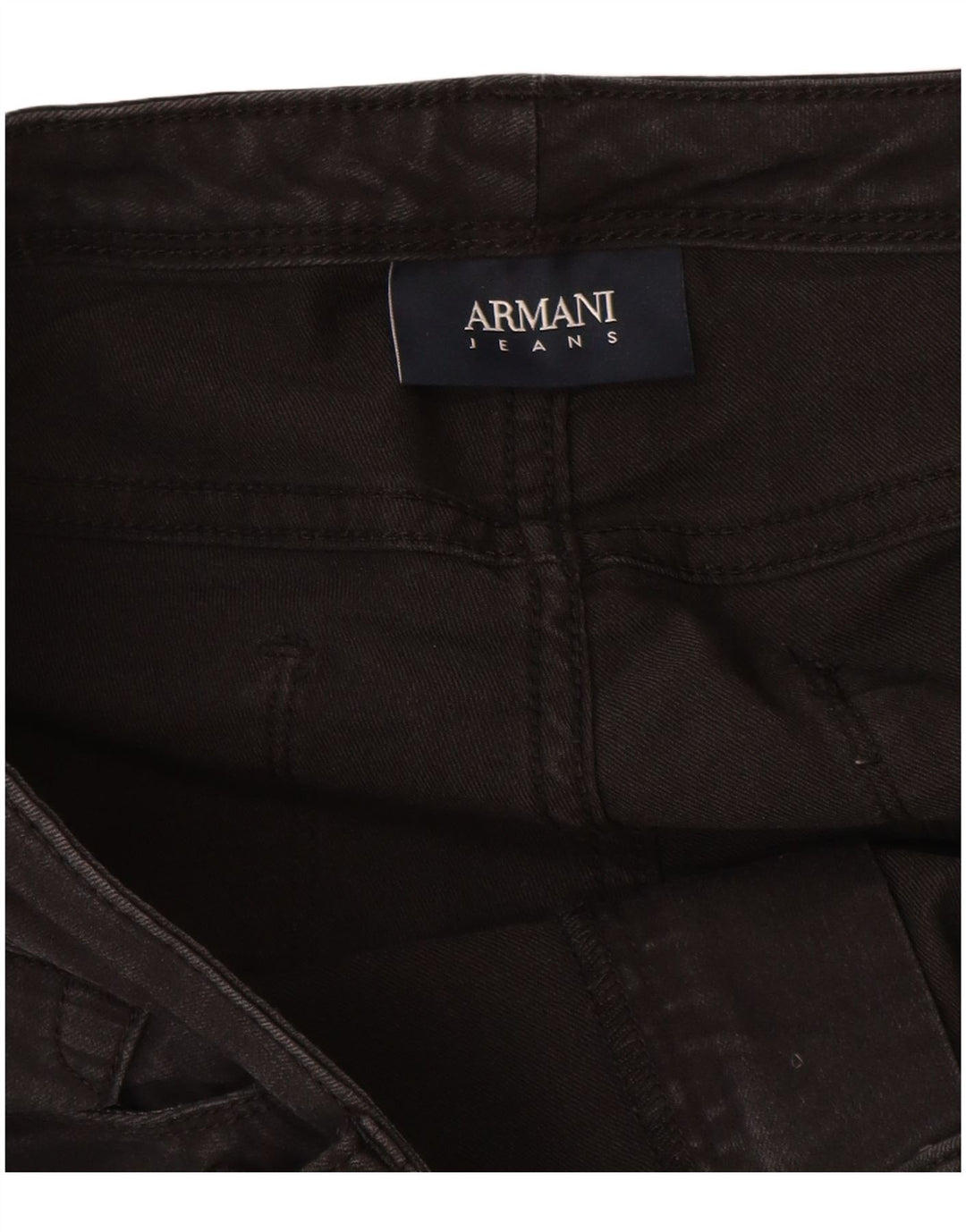 ARMANI Femme Jean Slim W30 L27 Coton Noir