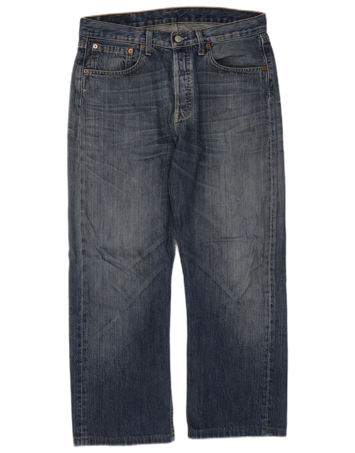 LEVI'S Jean Droit 501 Homme W32 L26 Bleu Coton