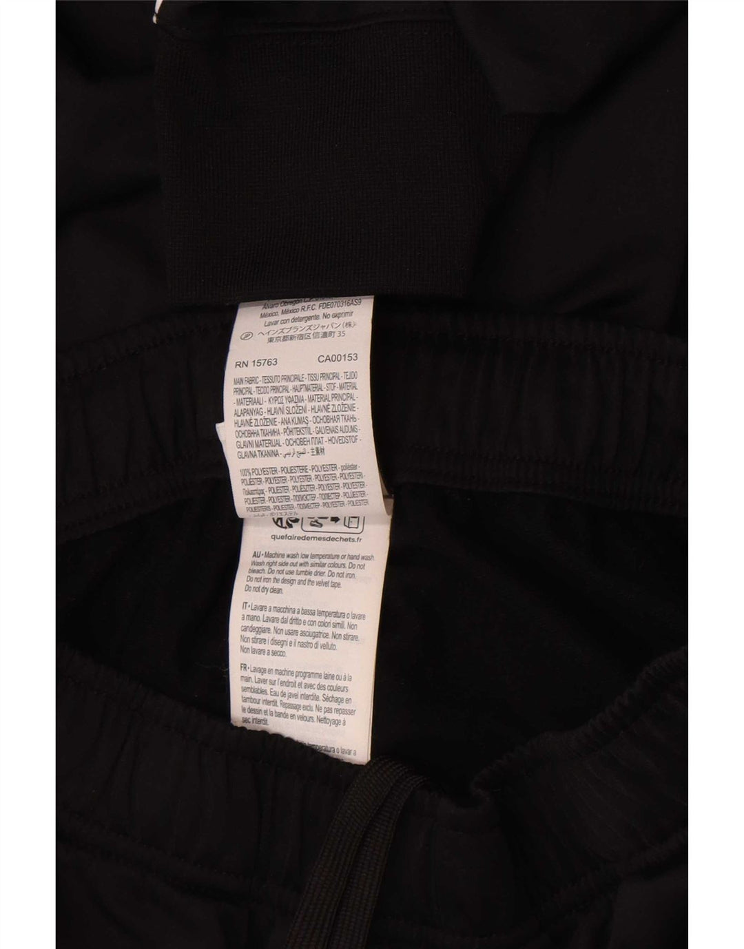 Champion Pantalon de survêtement pour homme Pantalon de jogging Petit Noir Polyester