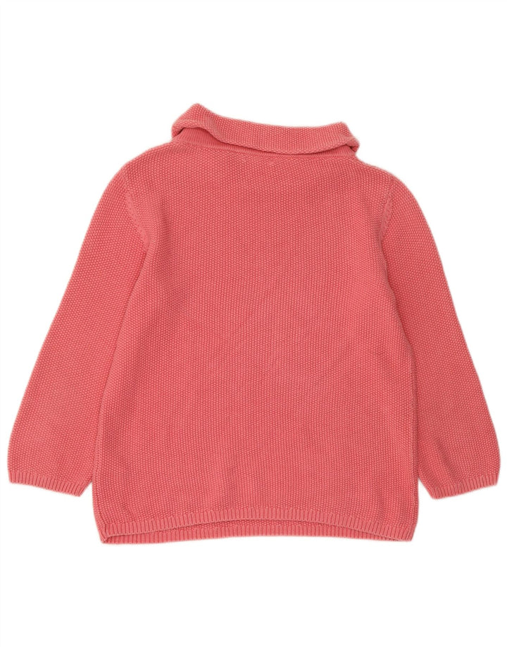 HOBBS Pull surdimensionné à manches 3/4 et col roulé pour femme UK 6 XS Rose