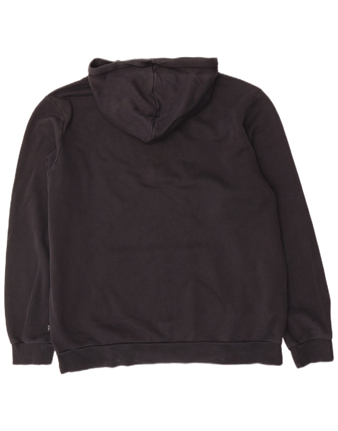 Puma Pull à capuche graphique pour homme en coton noir Taille L