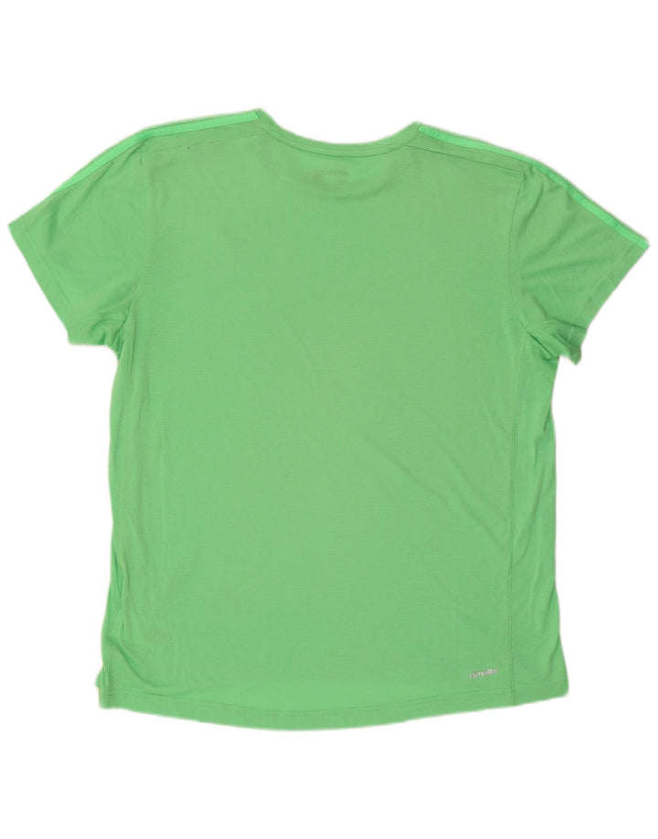 Adidas Climalite T-Shirt Top XL Vert Polyester