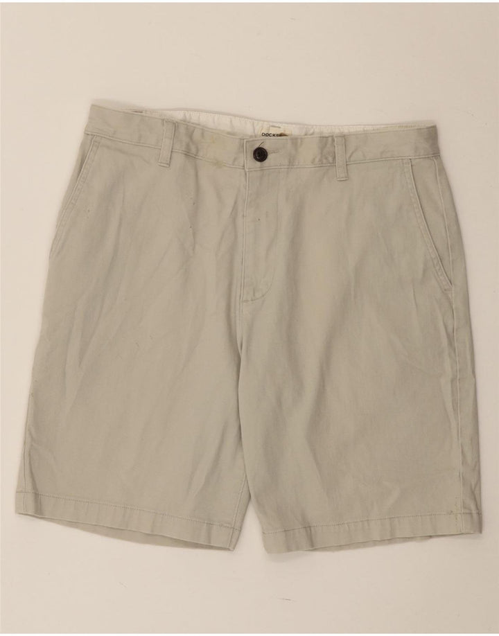 DOCKERS Short Cargo Homme W33 Coton Beige Moyen