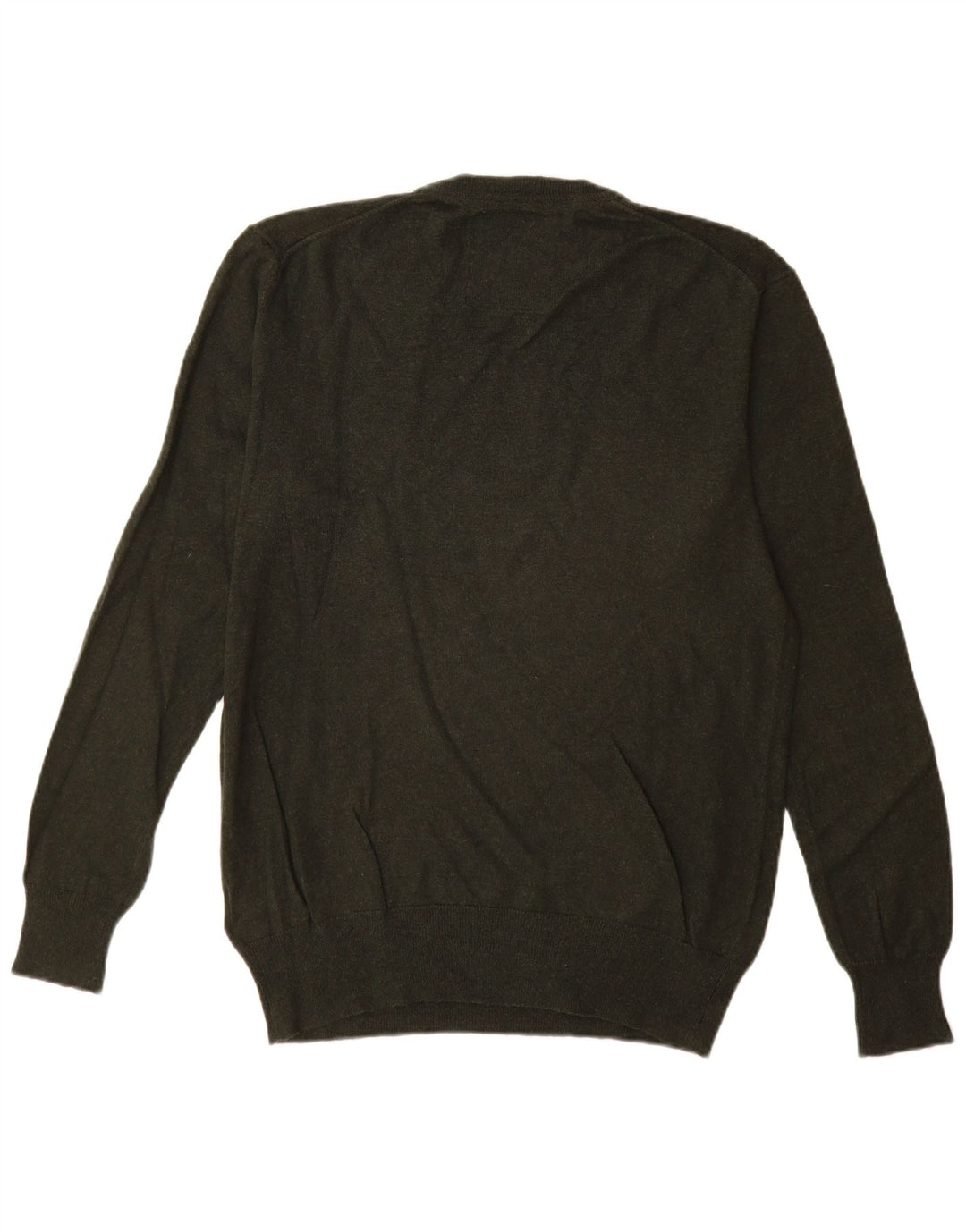 Superdry Pull ras du cou pour homme en coton vert grand