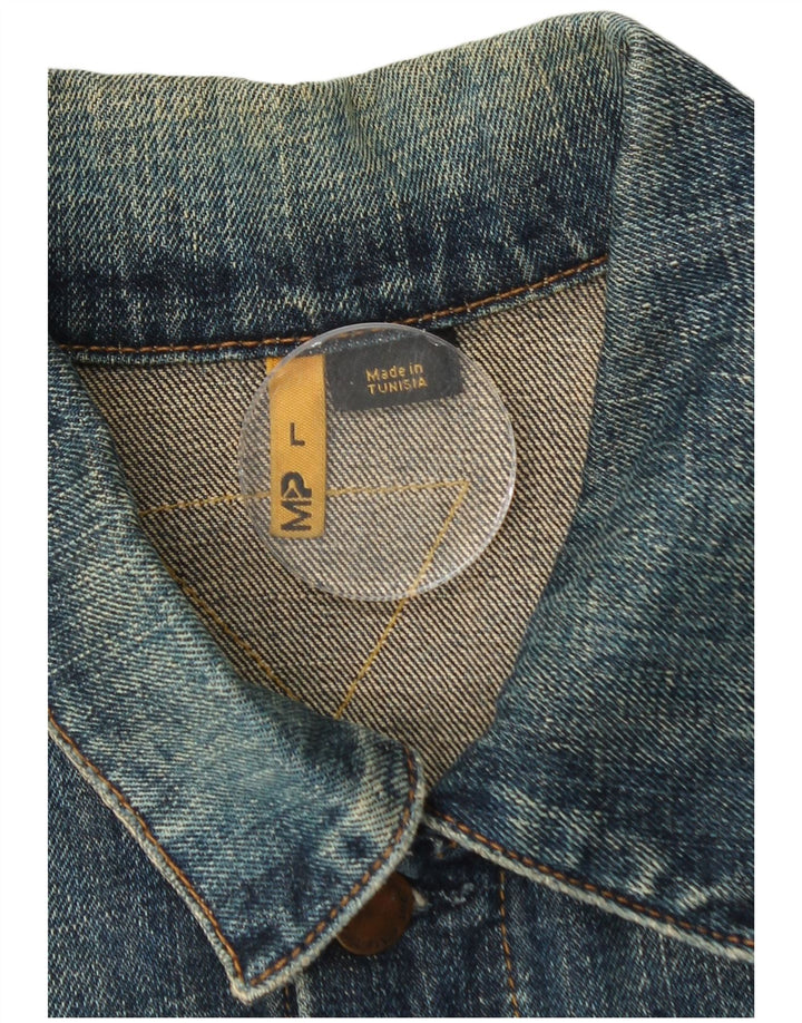 MELTIN' POT Veste en jean pour homme UK 40 Grand coton bleu