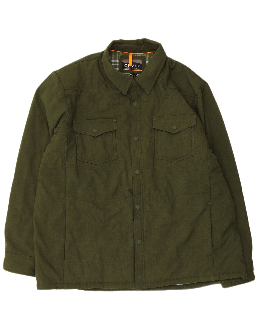 ORVIS Veste utilitaire pour hommes UK 44 2XL Kaki Polyester