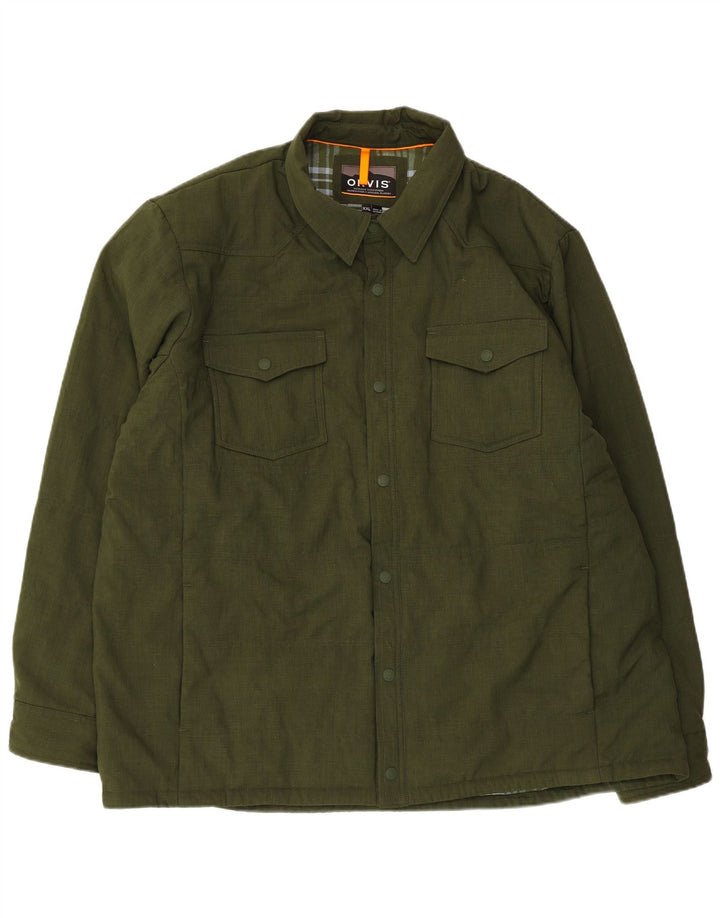 ORVIS Veste utilitaire pour hommes UK 44 2XL Kaki Polyester