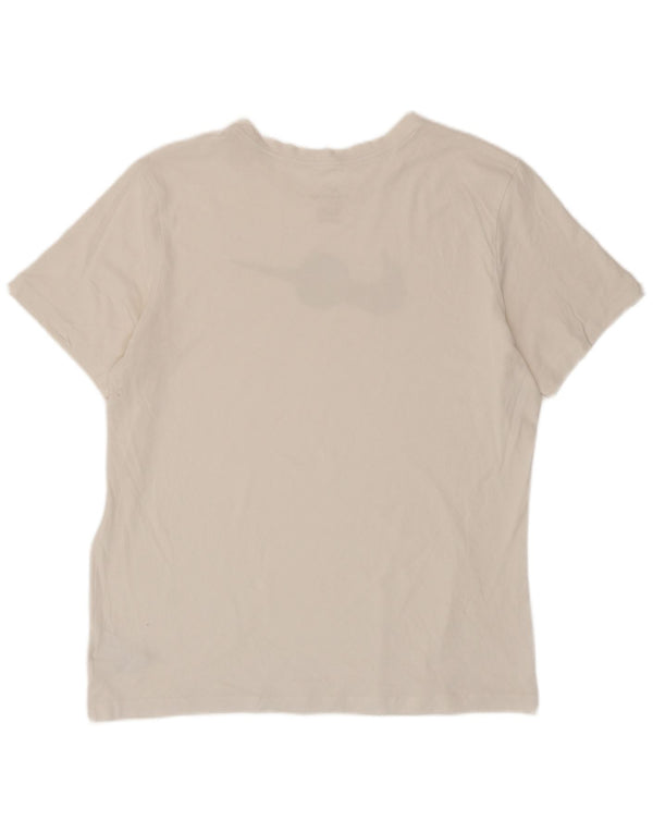 Nike T-shirt graphique pour homme en coton blanc Taille L