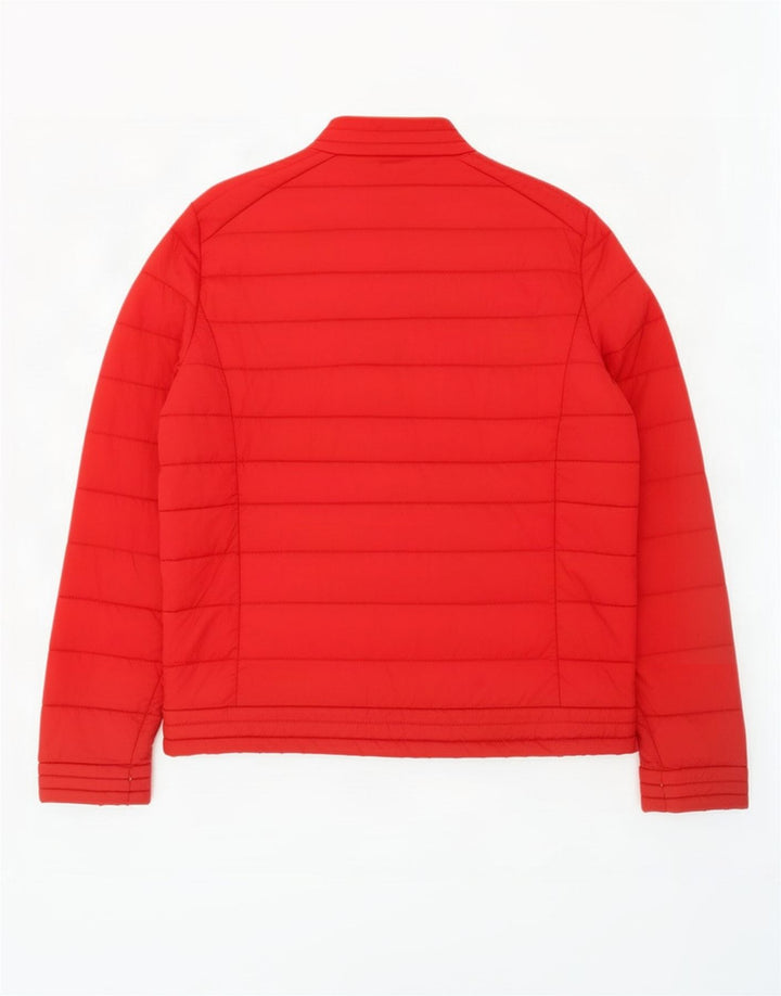 Guess Veste matelassée pour homme UK 36 Small Rouge Polyester Sports