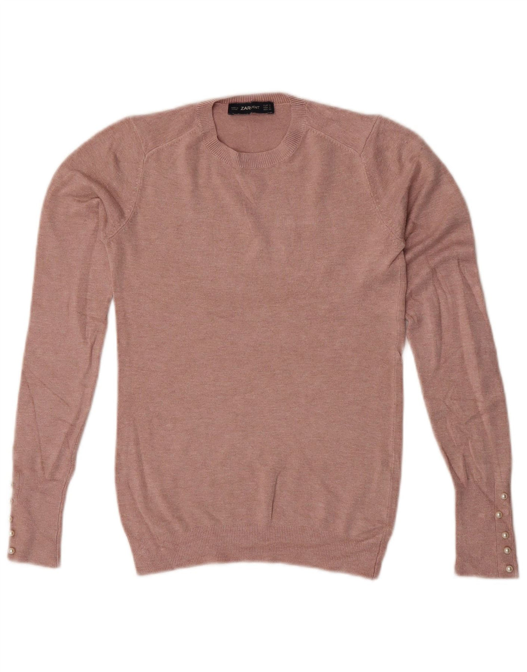 Zara Pull ras du cou pour femme UK 8 Small Rose