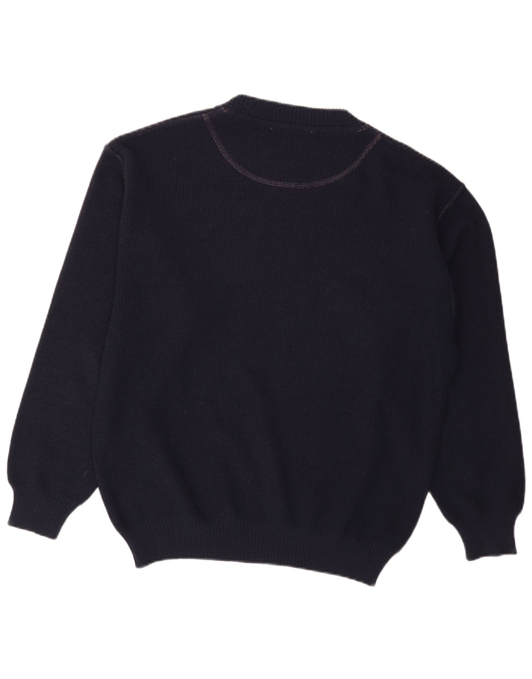 Explorer Pull col rond homme IT 50 laine bleu marine moyen