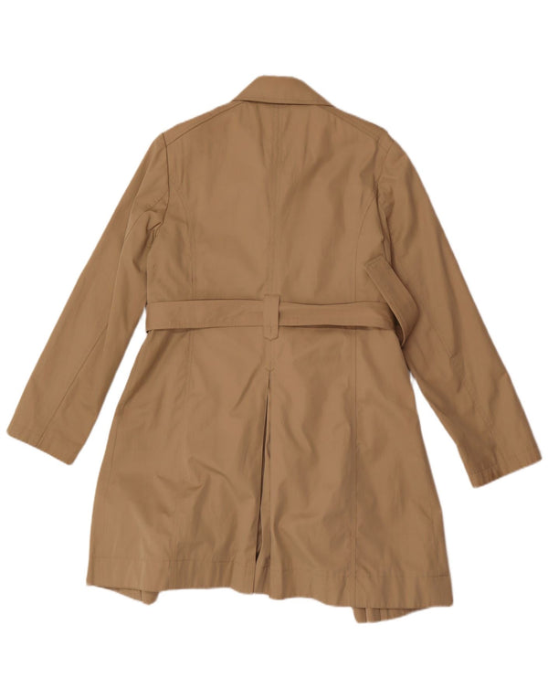 Michael Kors Trench Coat Femme UK 10 Petit Coton Beige