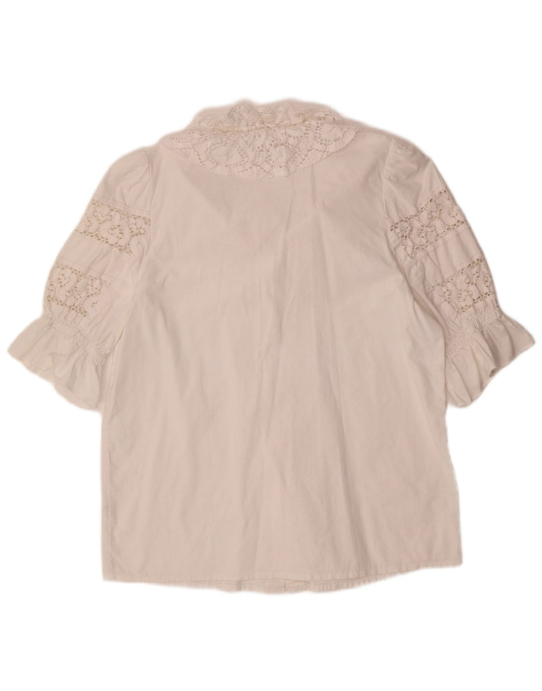 ALPHORN Chemisier Femme IT 40 Medium Blanc