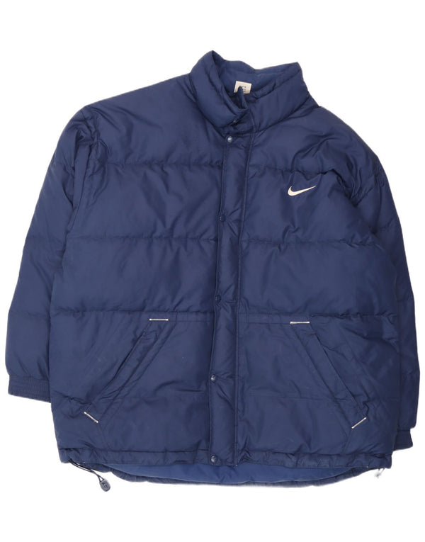 Nike Veste matelassée pour homme UK 44 2XL Bleu marine Polyester