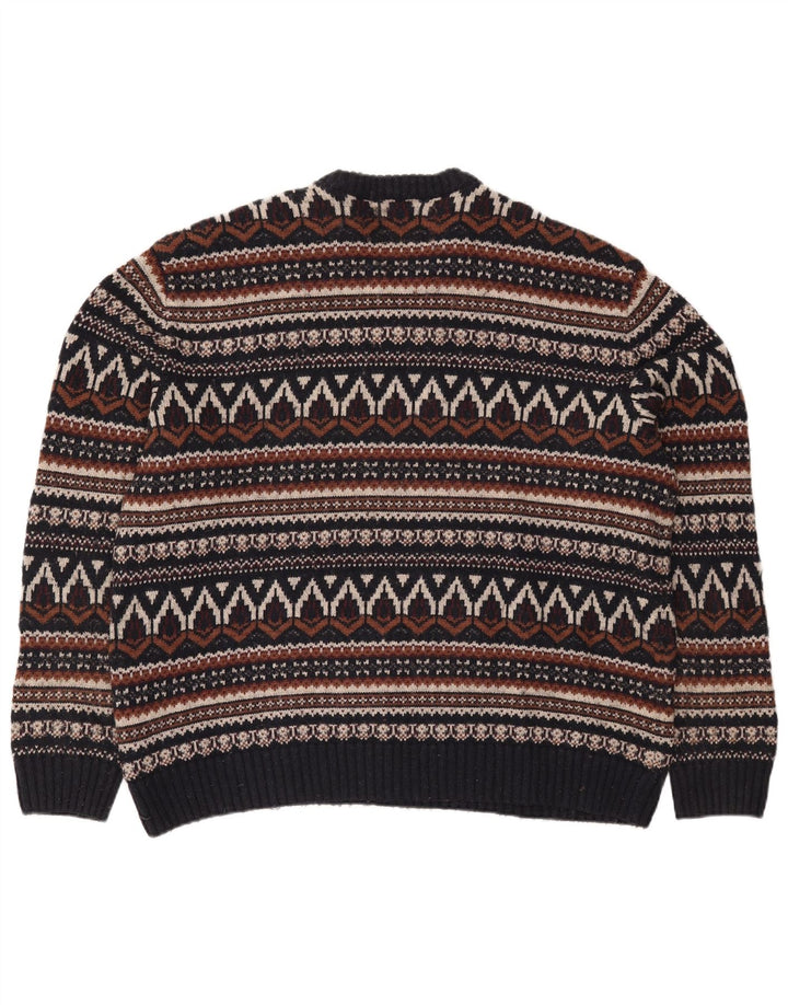 Marks & Spencer Pull à col rond pour homme Noir Taille L