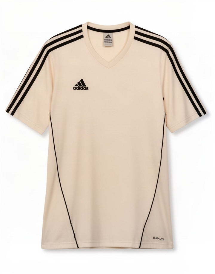 Adidas Hommes Climalite T-Shirt Haut Moyen Blanc Polyester