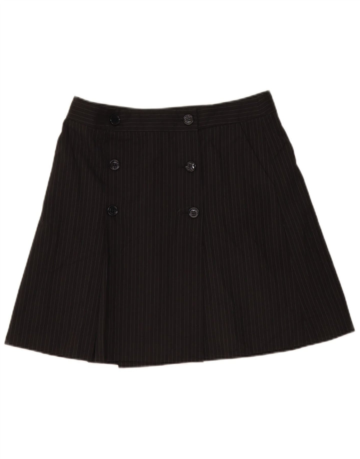 Iceberg Jupe portefeuille pour femme IT 42 Medium W32 Noir à fines rayures Polyester