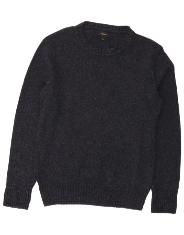 J. Crew Pull à col coupe classique pour homme, petit, bleu marine moucheté