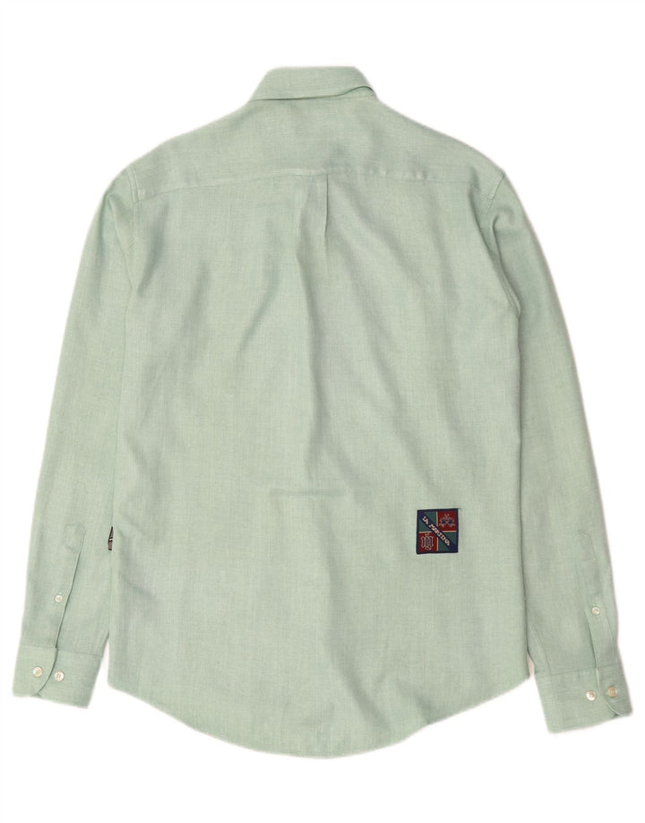 La Martina Chemise Homme Large Vert Coton