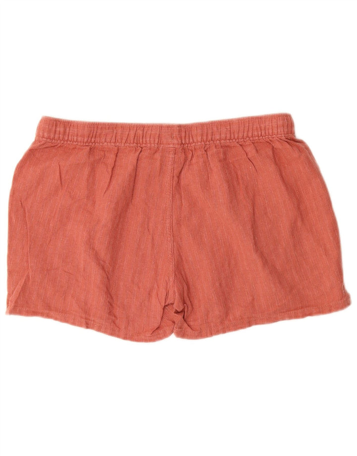 PATAGONIA Short Chino Femme Petit W27 Maroon Rayé Chanvre