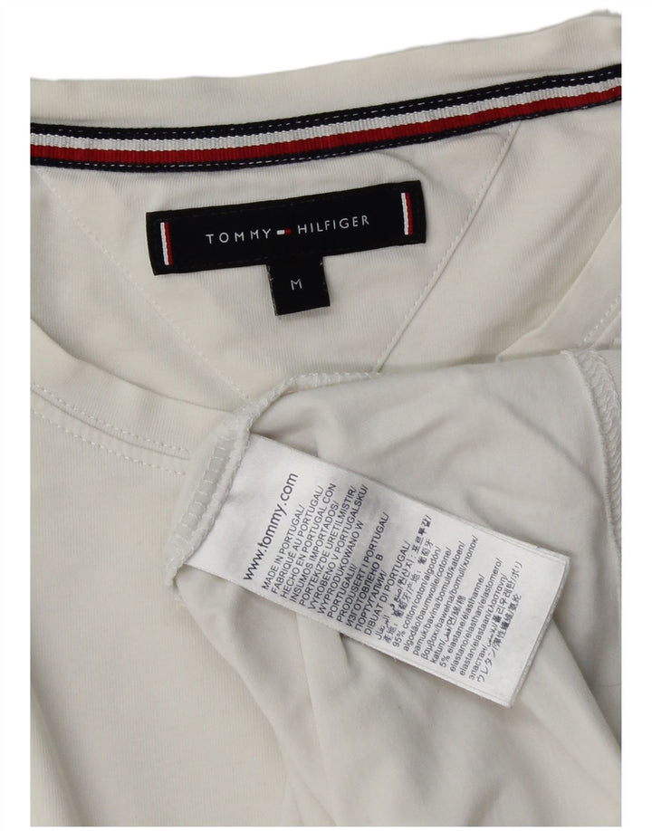 Tommy Hilfiger T-Shirt Homme Blanc Moyen Coton