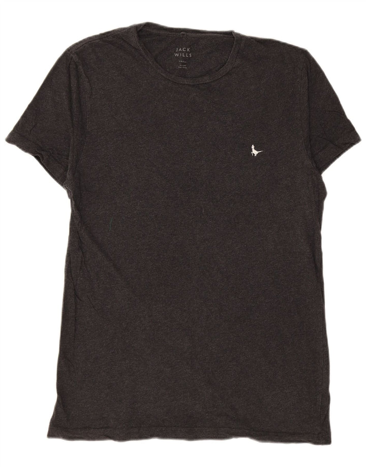 JACK WILLS T-Shirt Homme Petit Gris Coton