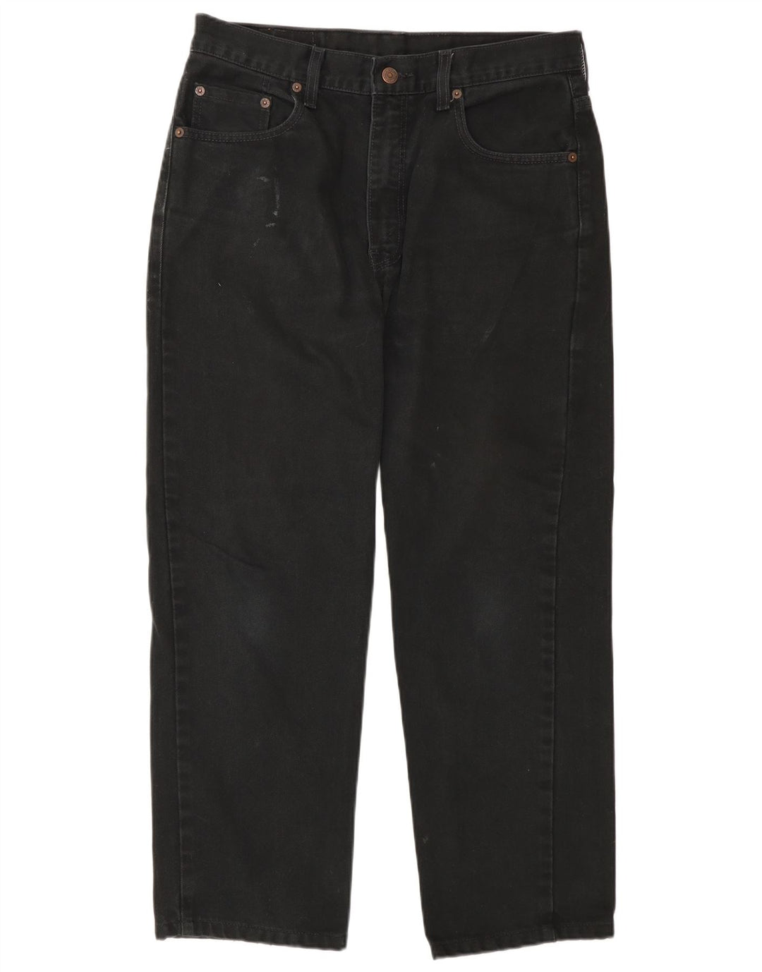 Levi's Jean 504 Cropped Homme Noir Coton W33 L26